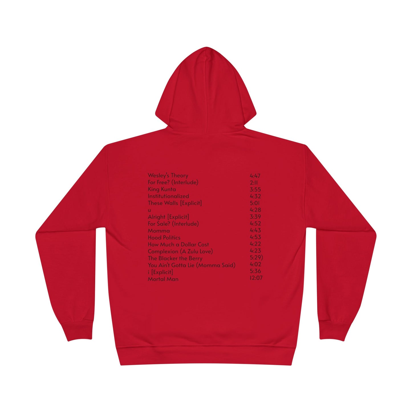 To Pimp A Butterfly Tracklist Hoodie