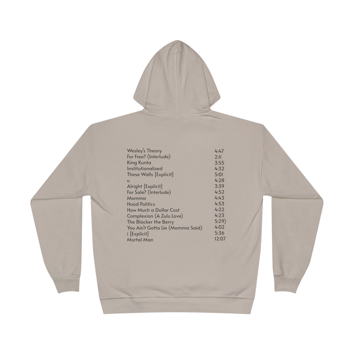 To Pimp A Butterfly Tracklist Hoodie