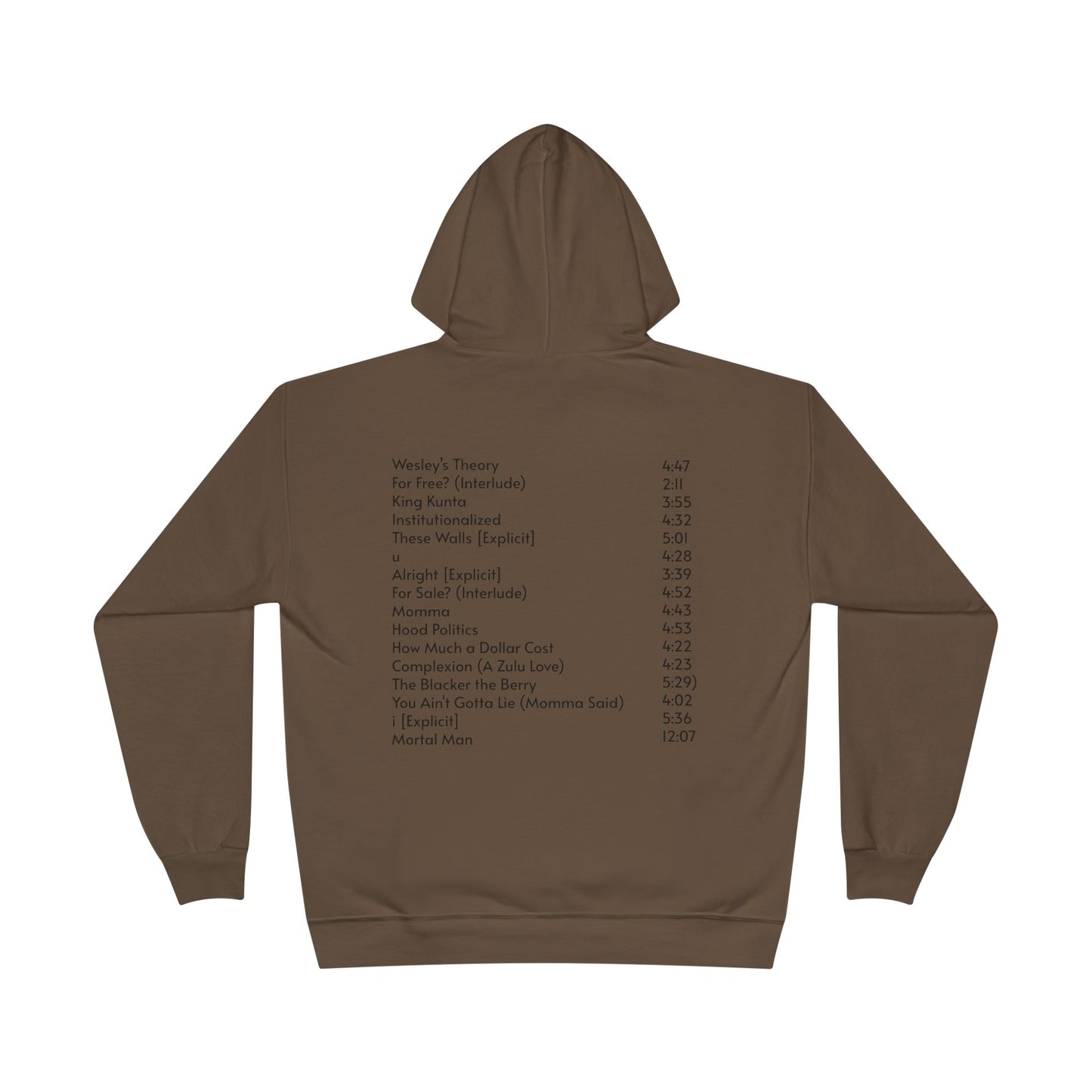 To Pimp A Butterfly Tracklist Hoodie