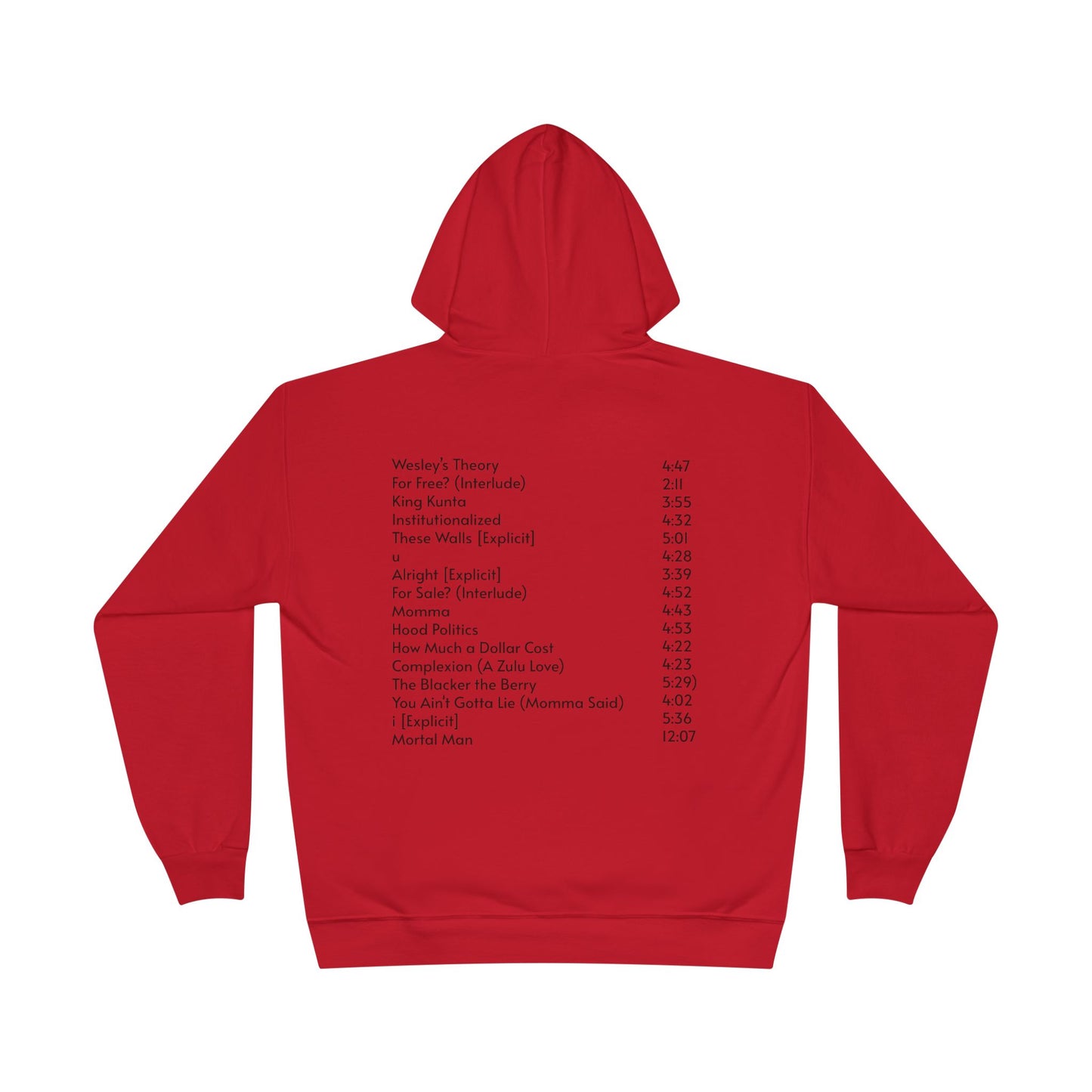 To Pimp A Butterfly Tracklist Hoodie