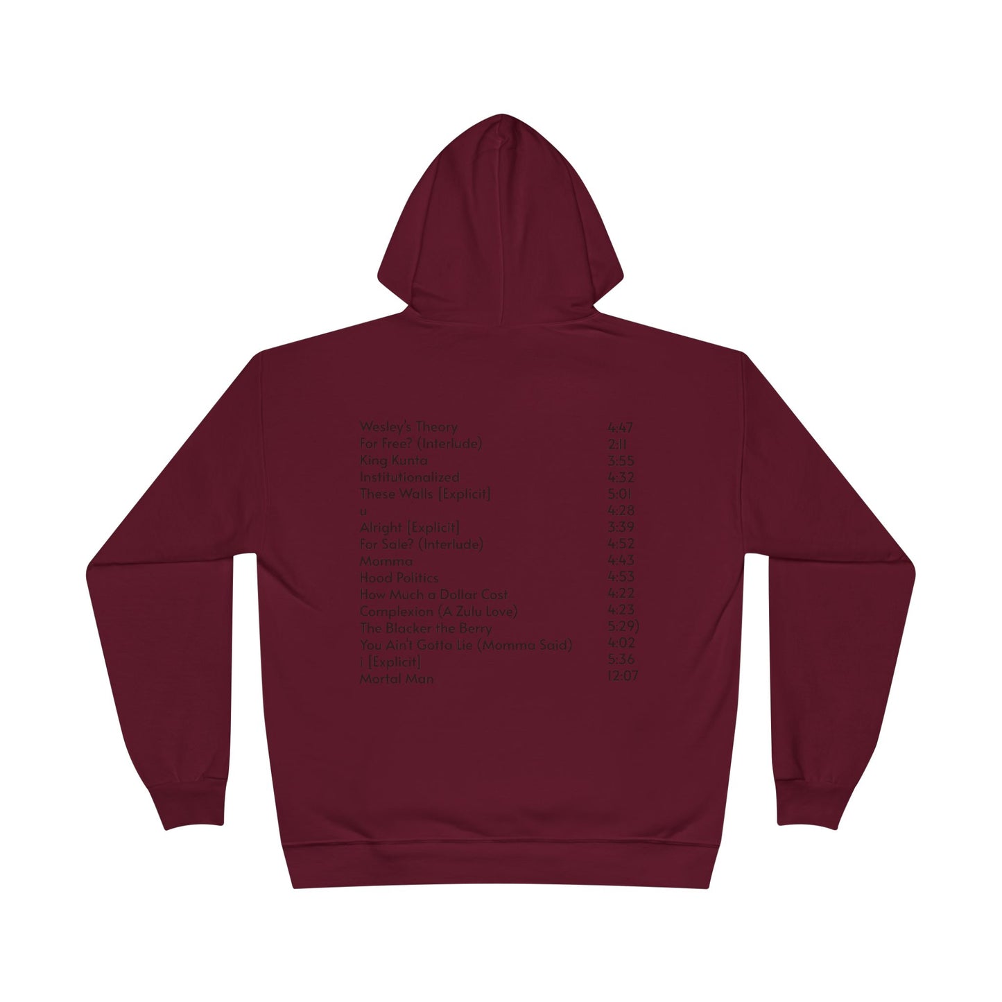 To Pimp A Butterfly Tracklist Hoodie