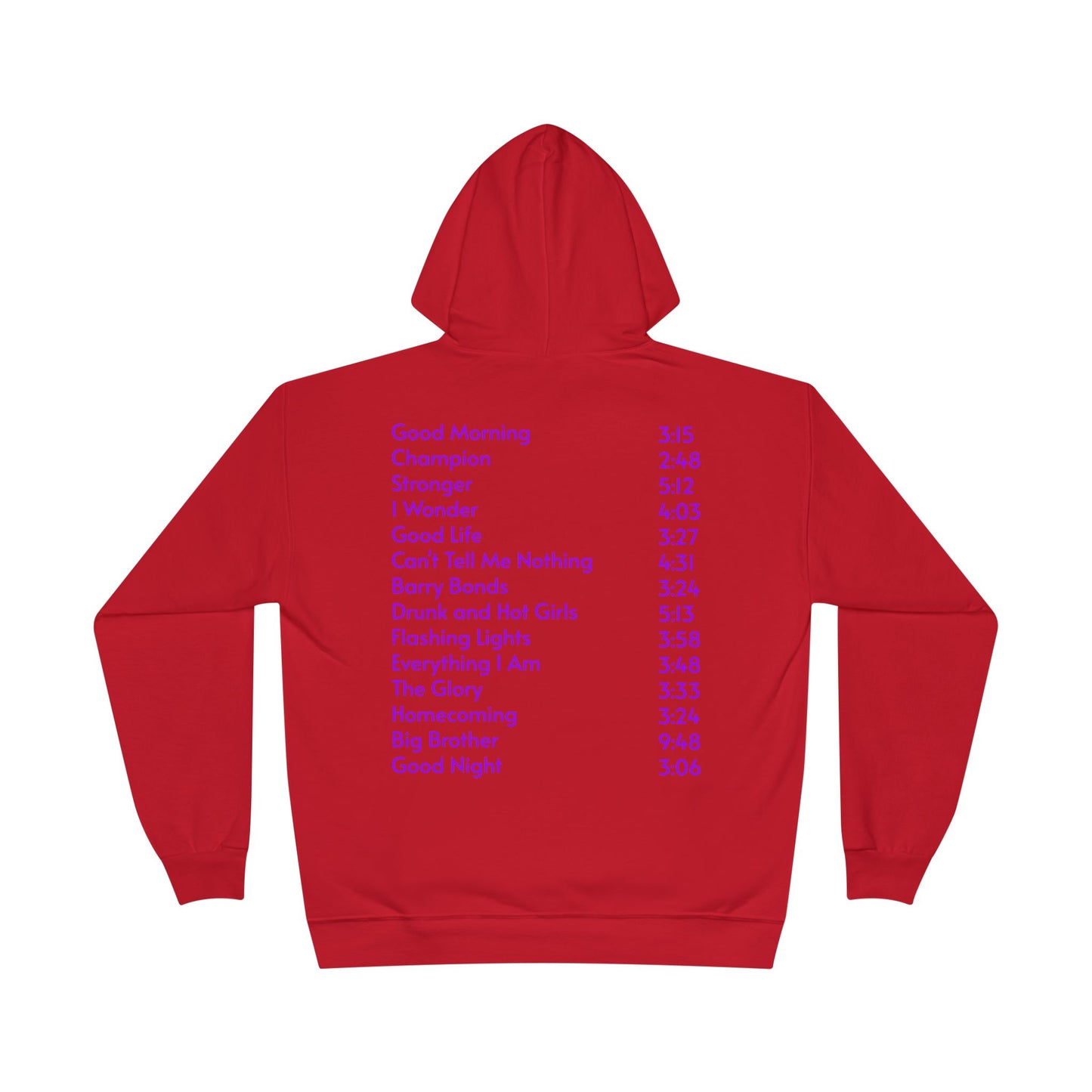 Graduation Tracklist Hoodie